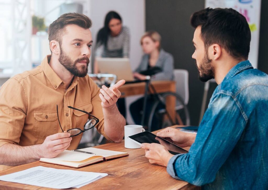 AccSoft team working together — finding solutions